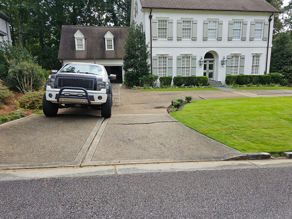 Before Driveway Replacement – Sandy Springs