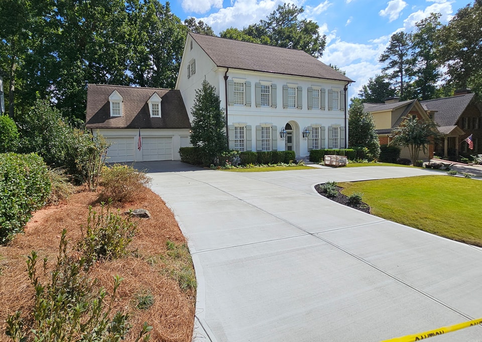 After Driveway Replacement – Sandy Springs