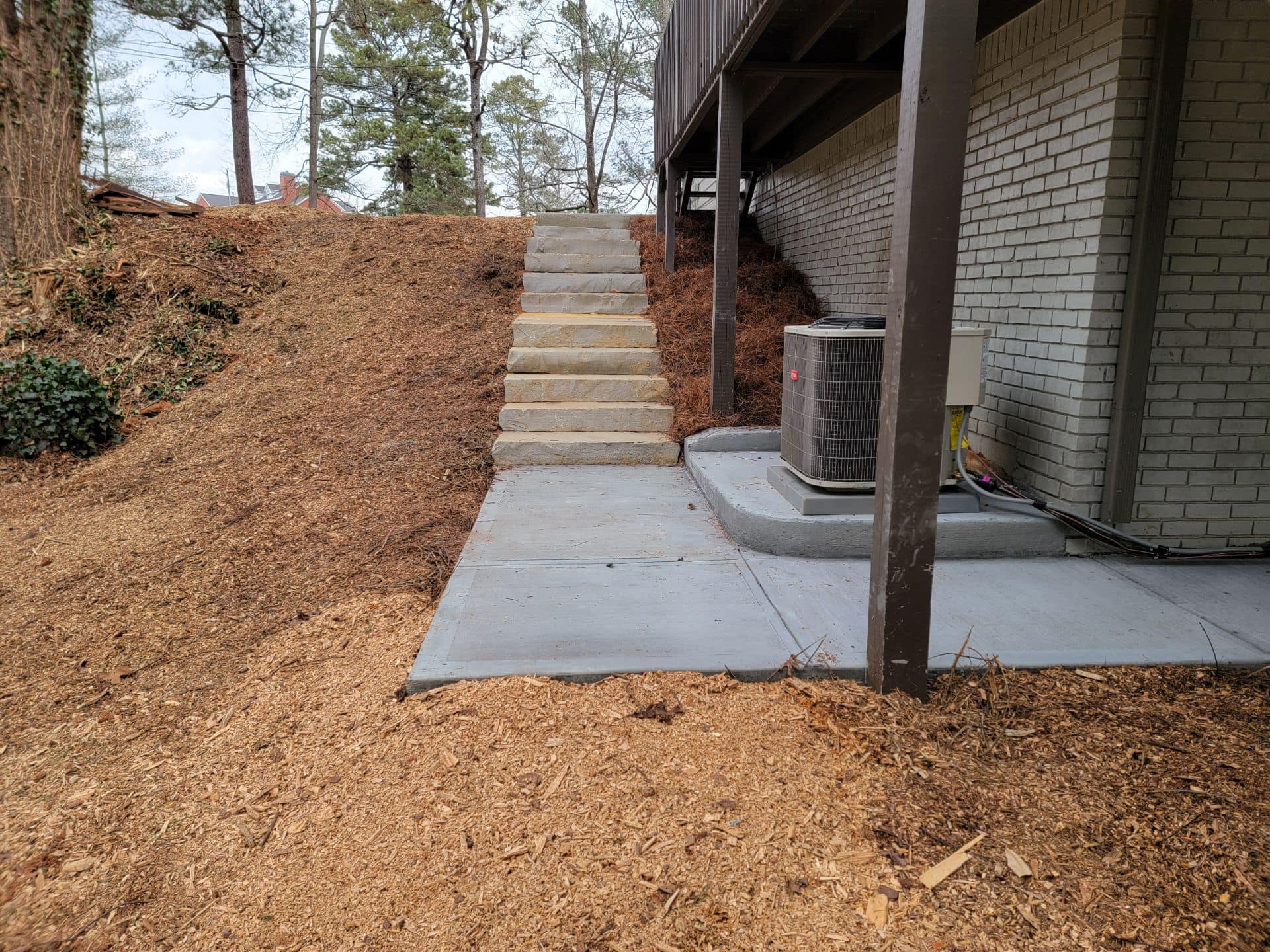 After Sidewalk & Steps Installation – Canton